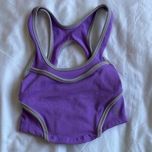 FP Movement by Free People Purple Crop Athletic Top - worn ONCE!